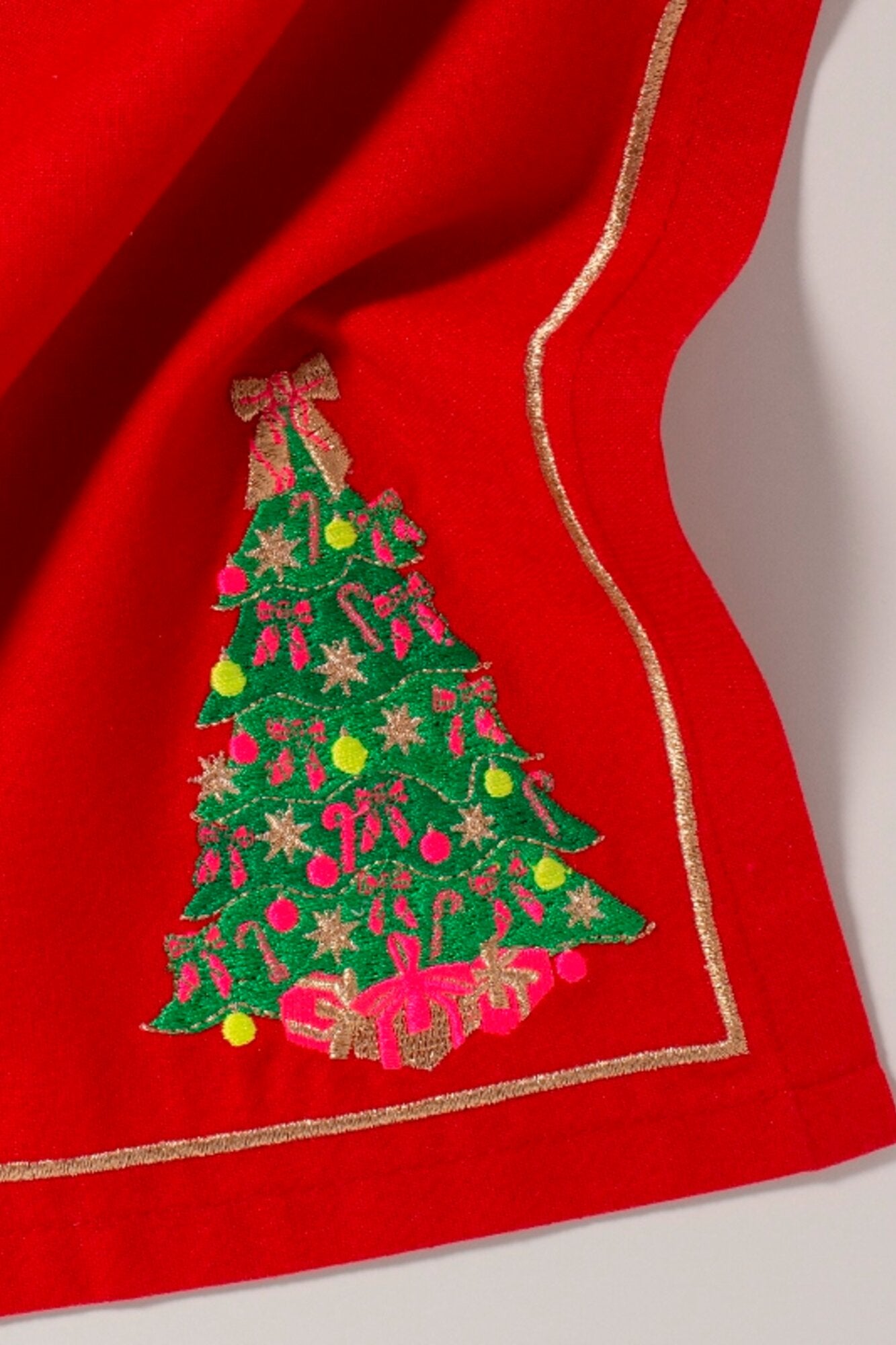 Mundserviet, juletræ - 2-pak